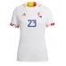 Belgien Michy Batshuayi #23 Replika Borta matchkläder Dam VM 2022 Korta ärmar